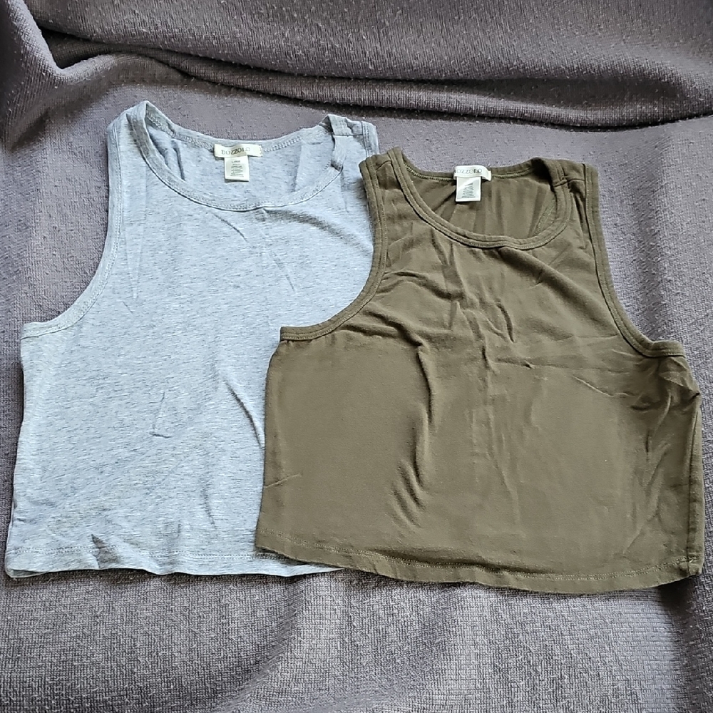 Bozzolo Tan Crop Tops